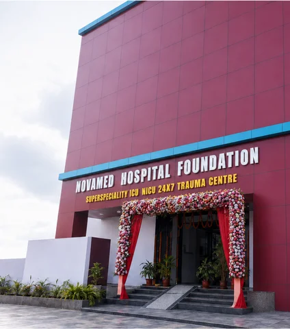 Novamed Hospital Foundation - Front View - Rajeev Nagar Patna