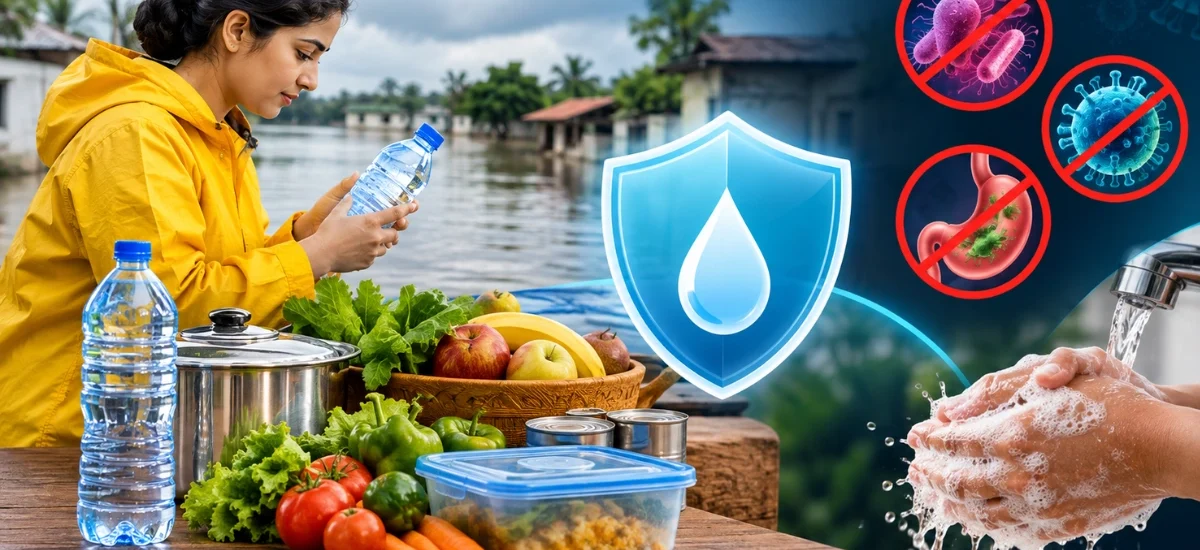 Food and Water Safety During Floods Preventing Typhoid, Hepatitis A, and Stomach Infections